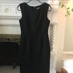 L.K. Bennett Dr Jelica black midi sheath dress US8